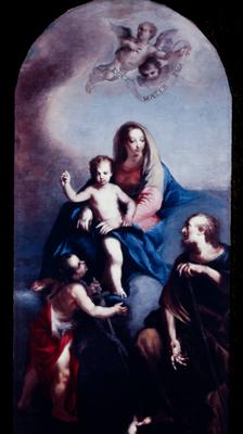 The Holy Family Infant Christ Virgin Mary Joseph St. John