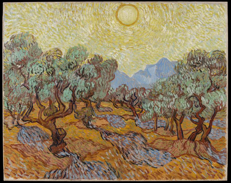 van gogh tree paintings