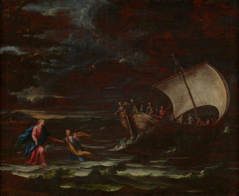 Christ and Saint Peter at the Sea of Galilee